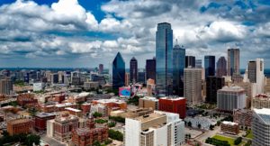 Skyline view of Dallas Texas