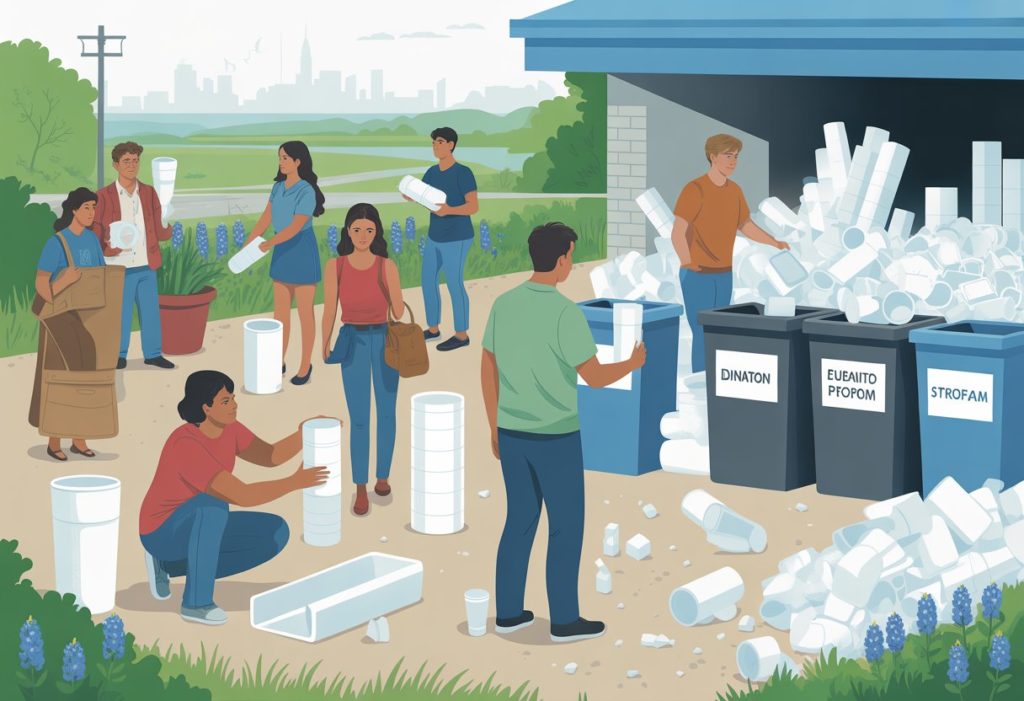 how do i get rid of styrofoam