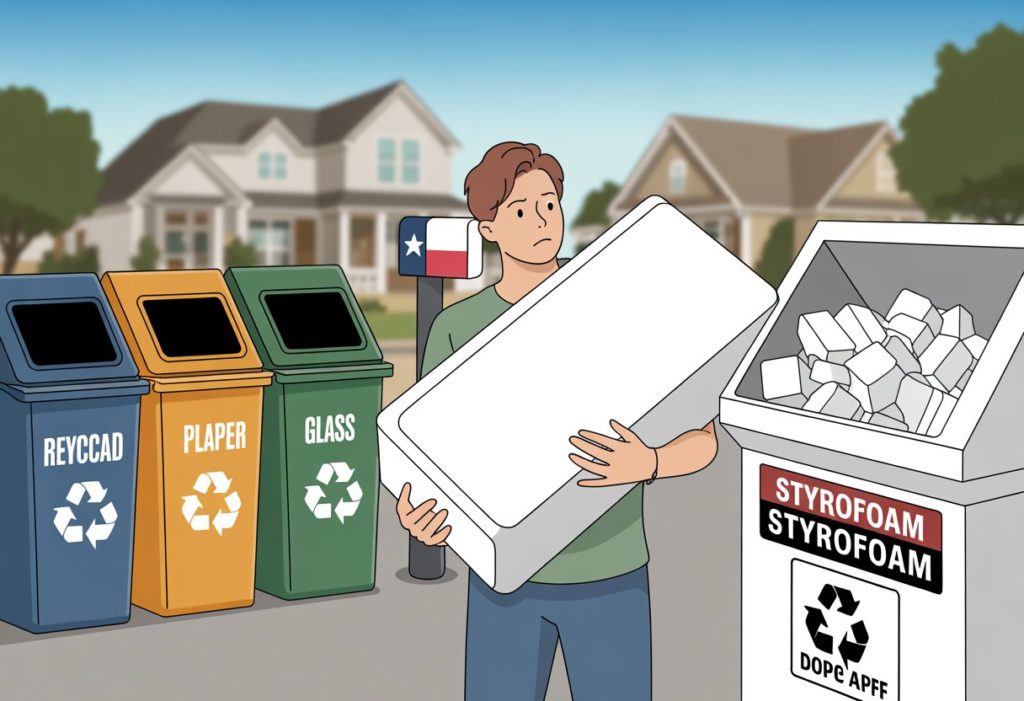 how to get rid of styrofoam