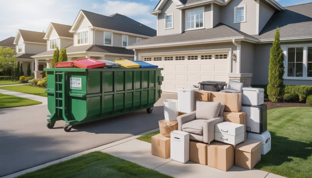 junk removal vs dumpster rental