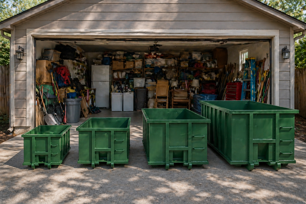 10 20 30 40 yard dumpster comparison