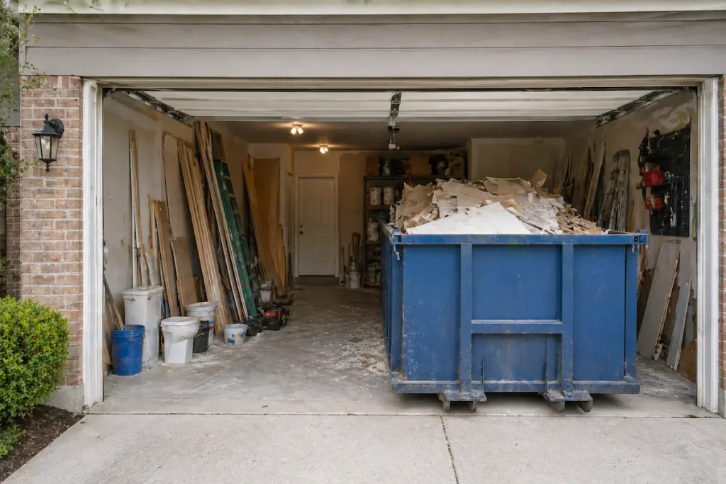 10 yard dumpster for bathroom renovation Dallas