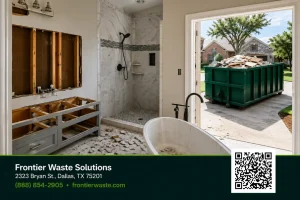 bathroom remodel dumpster size Dallas