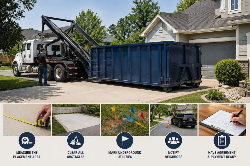commercial front load dumpster pickup Texas