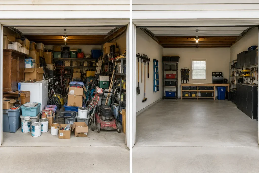 roll-off dumpster rental for garage cleanout Texas