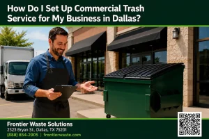 How Do I Set Up Commercial Trash Service for My Business in Dallas