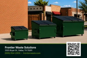 What Size Commercial Dumpster Does My Business Need (Dallas Guide)