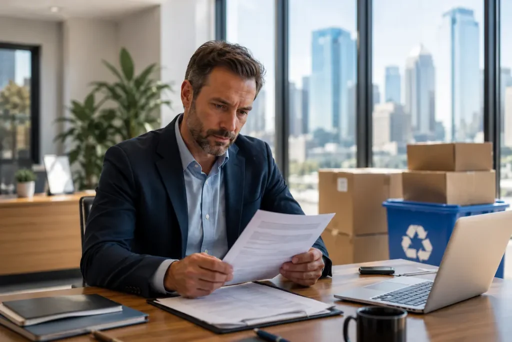 business waste management cost reduction Dallas TX