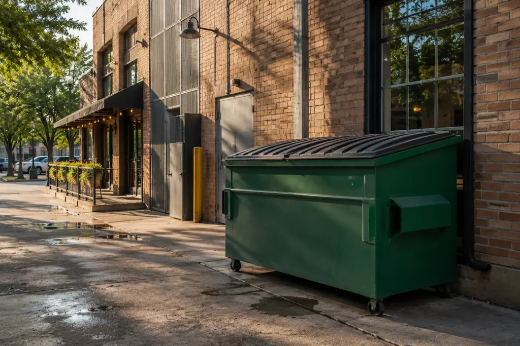 commercial trash pickup cost Dallas TX