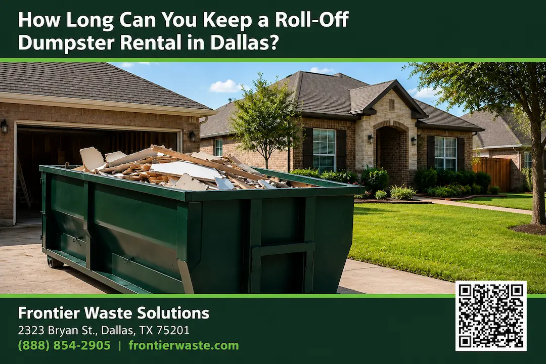 how long can you keep roll off dumpster-dallas