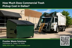 how much does commercial trash pickup cost dallas