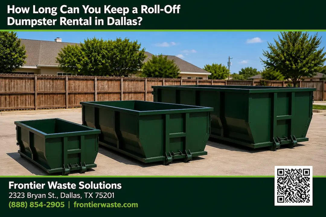 how much roll-off dumpster rental cost dallas
