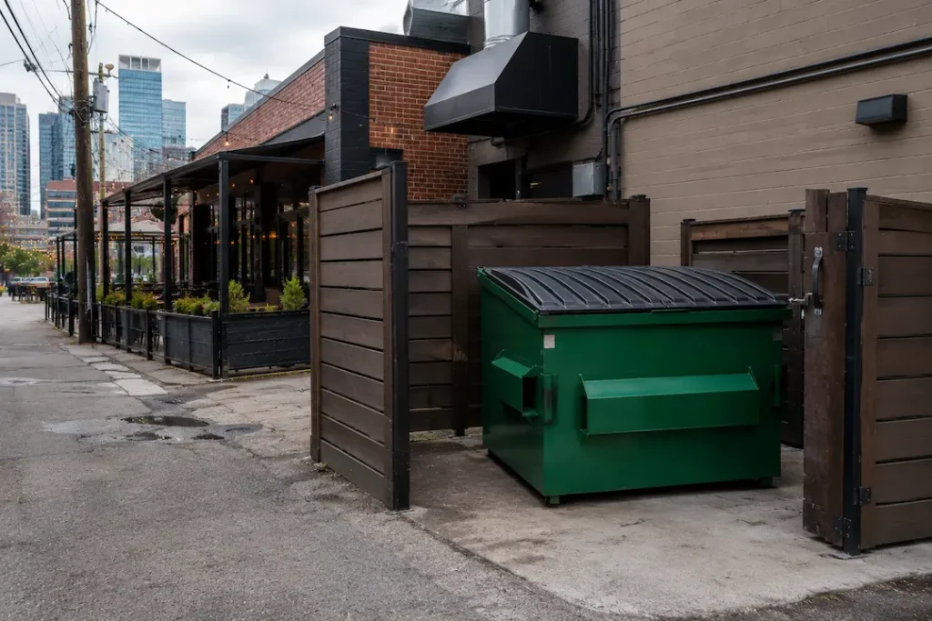 restaurant dumpster service Dallas commercial waste