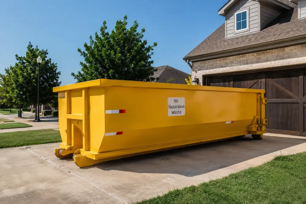 what can't you put in a dumpster