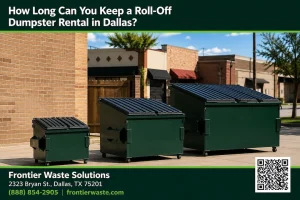 what size commercial dumpster business dallas