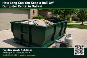 what you cant put in roll off dumpster dallas