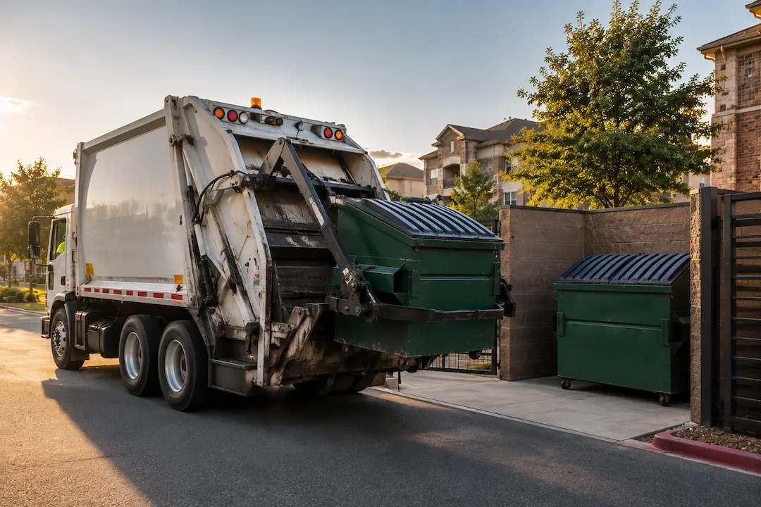 Dallas apartment dumpster pickup schedule