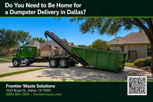 dumpster delivery in Dallas TX
