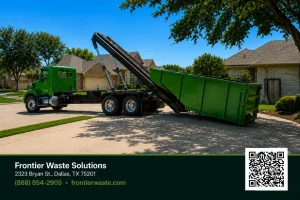 dumpster delivery in Dallas TX