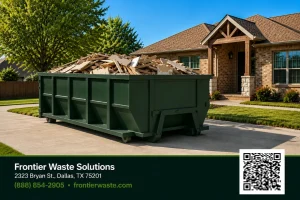 fill a roll-off dumpster Dallas
