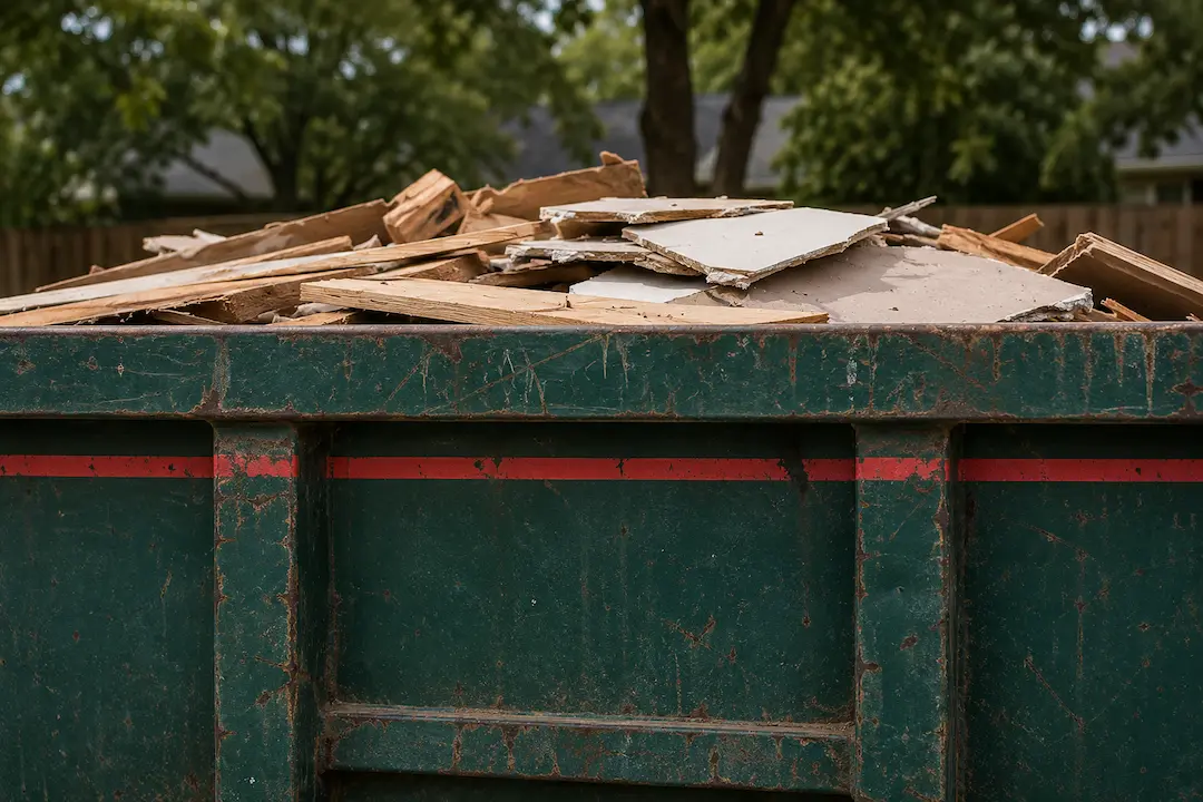 roll-off dumpster fill line Dallas TX