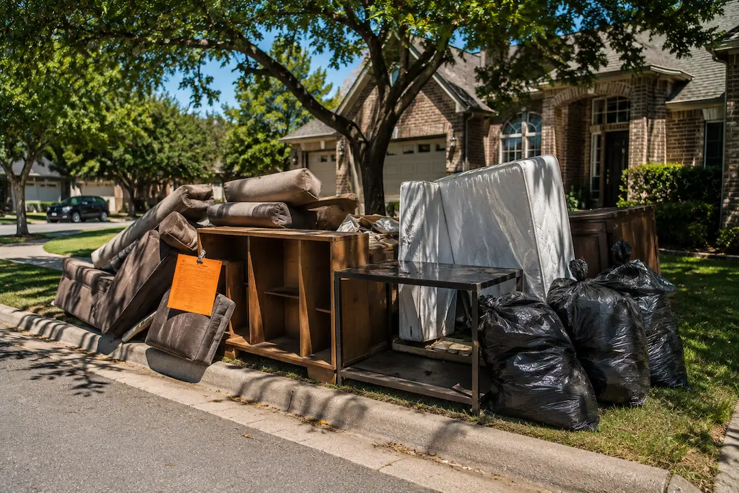 non-compliant bulk trash set-out fee Dallas TX