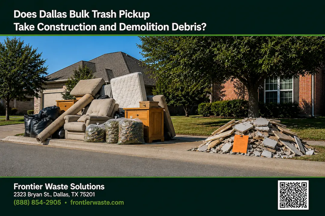 Dallas bulk trash construction debris