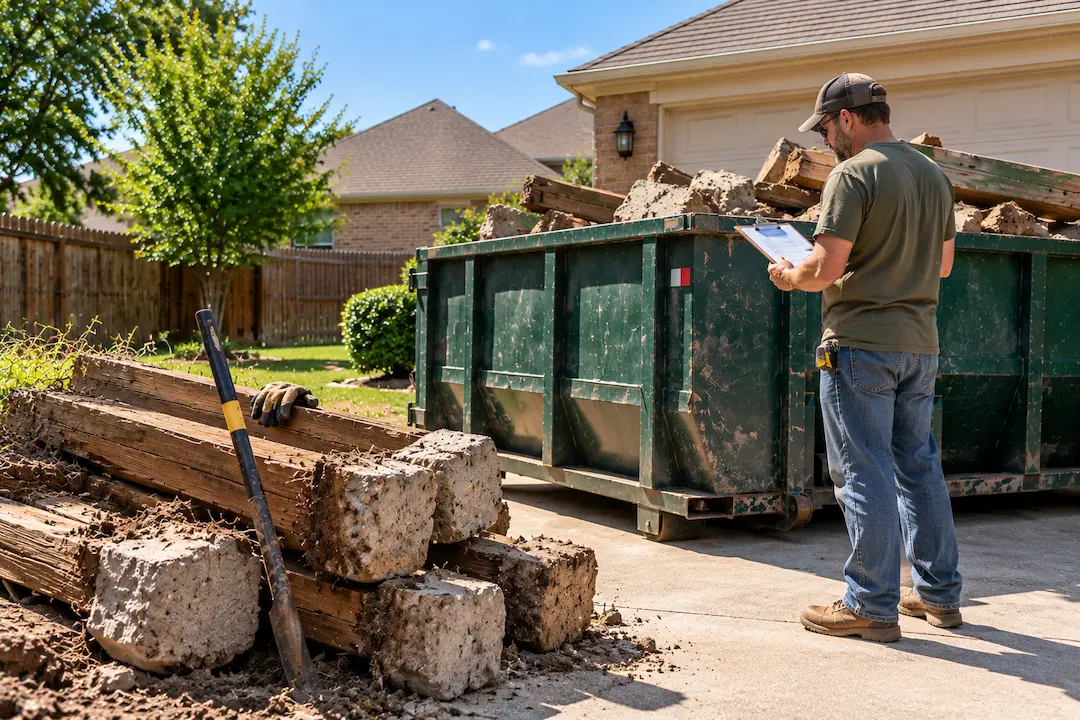20-yard dumpster weight limit Dallas